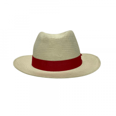 Chapéu Marcatto Panamá Palha Aba 6 Bandinha Vermelha
