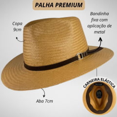 Chapéu de Palha Marcatto Caqui - Ref. 15590
