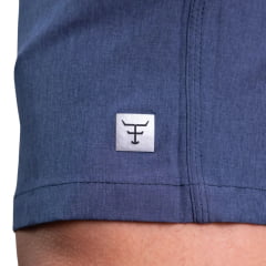 Bermuda Masculina Texas Farm Azul Jeans Com Cordão Ref:BDS023