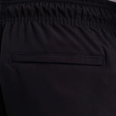 Bermuda Masculina Texas Farm Preto Com Detalhes Em Amarelo Neon Ref:BDS022