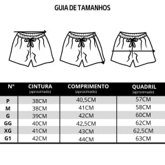 Bermuda Masculina Texas Farm Preto Com Detalhes Em Amarelo Neon Ref:BDS022