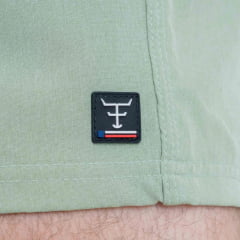 Bermuda Masculina Texas Farm Verde Água Com Cordão Ref:BDS020