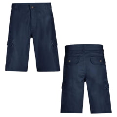 Bermuda Masculina Wrangler Cargo Azul Marinho - Ref WM6511MA