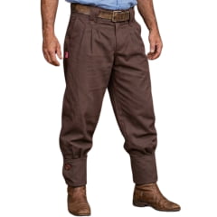 Bombacha Masculina Estirpe Gaúcha Tropel Marrom - REF:317