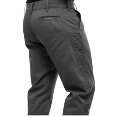 Bombacha Masculina Surena Sarja Com Elastano E Favo Grafite- Ref. 28002