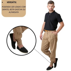 Bombacha Masculina Pampa Sul Crioulista Ref. 25781 - Escolha a cor