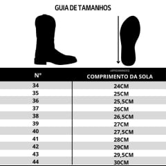 Bota Masculina Gaúcha Shaline Ginete Couro Tabaco Com Vira Bico Quadrado Solado Amazonas Preto Ref:545