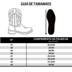 Bota Texana Masculina Goyazes Bico Redondo Couro Dakar Moucha Mouse REF:259401-CE