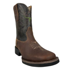 Bota Texana Masculina Os Moiadeiros Tabaco Ref:7014