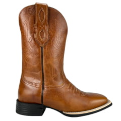 Bota Texana Masculina Vimar Boots Bico Quadrado Atlanta/Havana Sola Magnum- V00 Ref-:81363