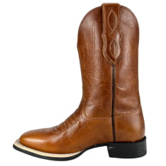 Bota Texana Masculina Vimar Boots Bico Quadrado Atlanta/Havana Sola Magnum- V00 Ref-:81363