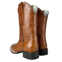 Bota Texana Masculina Vimar Boots Bico Quadrado Atlanta/Havana Sola Magnum- V00 Ref-:81363