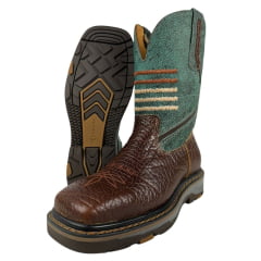 Bota Texana Masculina Goyazes Watusi Tan - Ref. 237404-CBK