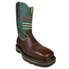 Bota Texana Masculina Goyazes Watusi Tan - Ref. 237404-CBK