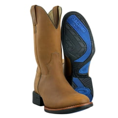 Bota Texana Masculina Jácomo Crazy Amêndoa Ref. 2000/GP