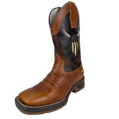 Bota Texana Masculina Vimar Café - Ref. 81338