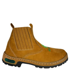 Botina Unissex Achete Bico Redondo Castor Bordado John Deere