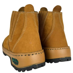 Botina Unissex Achete Bico Redondo Castor Bordado John Deere