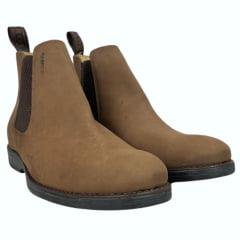 Botina Masculina Garotti Conforto C. Horse Capuccino Ref.: 200