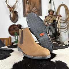 Botina Masculina Garotti Conforto C. Horse Capuccino Ref.: 200