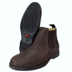 Botina Masculina Garotti Conforto Crazy Horse Café Ref.: 200