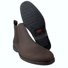 Botina Masculina Garotti Conforto Crazy Horse Café Ref.: 200