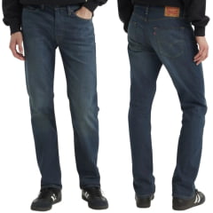 Calça Masculina Levi's Azul Escuro 514 Straight Regular Ref: 005141403
