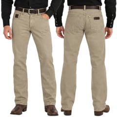 Calça Masculina Dock's Tradicional DW02 Amaciada Kaki Ref:104101