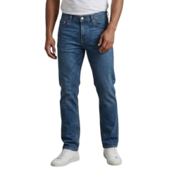 Calça Masculina Levi's 505 Regular Lavagem Escura Ref:LB5050066