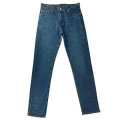 Calça Masculina Levi's 505 Regular Lavagem Escura Ref:LB5050066