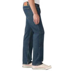 Calça Masculina Levi's 505 Regular Stretch Lavagem Média Ref: 005052141