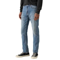 Calça Masculina Levi's 511 Slim Com Strech Lavagem Média Ref:045116323
