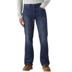 Calça Masculina Levi's 537 For Cowboys Western Bootcut Azul Médio Ref: 000XI0023