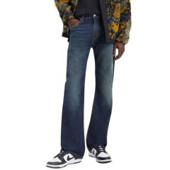Calça Masculina Levi's Eco Ease 527 Slim Bootcut Lavagem Escura Ref:055270713