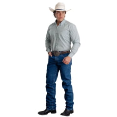 Calça Masculina Texas Farm Style Four Hard Azul Escuro Ref:PDM004
