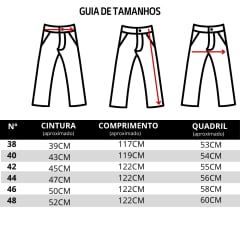 Calça Masculina Texas Farm Style Three Hard 100% Algodão REF:PMD003