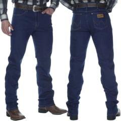 Calça Masculina Wrangler 13M Cowboy Cut Waistband Azul Escuro Ref: 13M68DD36
