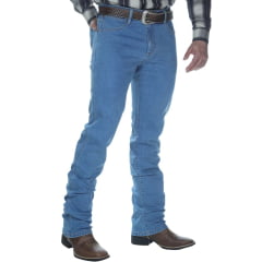 Calça Masculina Wrangler 36M Slim Fit Cowboy Cut Azul Médio  Ref:36MACHD36