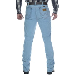 Calça Masculina Wrangler 36M Slim Fit Cowboy Cut Lavagem Clara Ref:36MACDS36