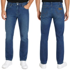 Calça Masculina Wrangler Lycra 11MWZ Icons Slim Lavagem Média - Ref:W1MZUG330UN