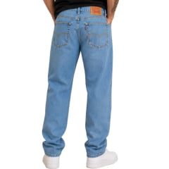 Calça Masculina Levi's 505 Regular Stretch Lavagem Clara - REF:LB5050068