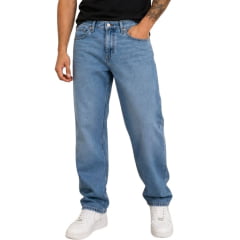 Calça Masculina Levi's 505 Regular Stretch Lavagem Clara - REF:LB5050068