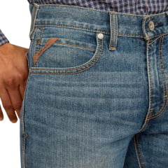 Calça Masculina Ariat Jeans Hamilton M5 Straight Stretch 2x More Durable Ref: 10045391