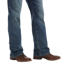 Calça Masculina Ariat Jeans M4 Relaxed Bootcut Silverton Stretch Ref: 10023455