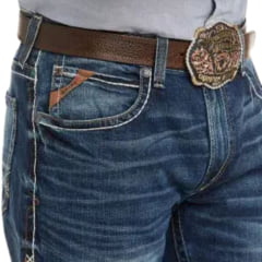 Calça Masculina Ariat Jeans M4 Relaxed Bootcut Silverton Stretch Ref: 10023455