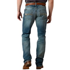 Calça Masculina Ariat Jeans M4 Relaxed Straight Leg Dakota Stretch Ref: 10032086