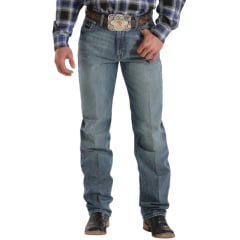 Calça Masculina Cinch Jeans Azul Médio Black 2.0 Loose Original Rise Slightly Tapered Leg Ref:MB90633006