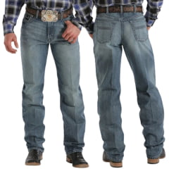 Calça Masculina Cinch Jeans Azul Médio Black 2.0 Loose Original Rise Slightly Tapered Leg Ref:MB90633006 Calça Masculina Cinch Jeans Azul Médio Black 2.0 Loose Original Rise Slightly Tapered Leg Ref:MB90633006