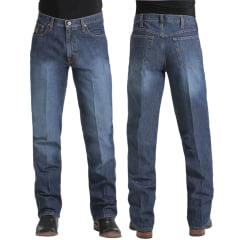 Calça Masculina Cinch Jeans Black Label Loose Azul Original Rise Slightly Tapered Leg Ref:MB90633002 Calça Masculina Cinch Jeans Black Label Loose Azul Original Rise Slightly Tapered Leg Ref:MB90633002