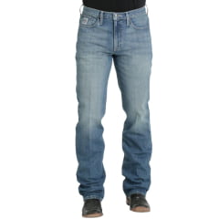 Calça Masculina Cinch Jeans Médio Silver Label Slim Mid Rise Straight Leg Ref:MB98034015